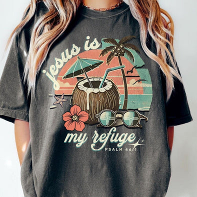 Jesus Is My Refuge - DTF Transfer