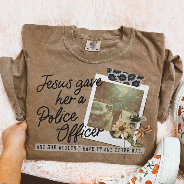 Jesus Gave Her A Police Officer - DTF Transfer