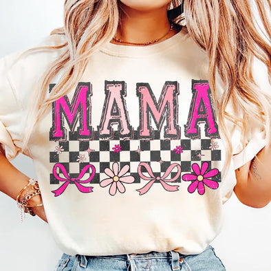 Checkered Mama - DTF Transfer