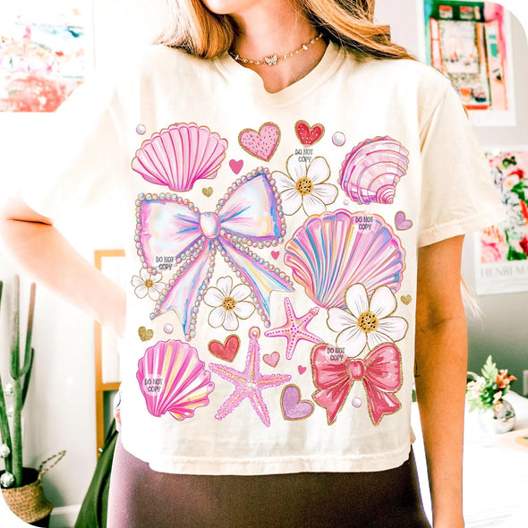 Boho Coquette Summer Bow   - DTF Transfer