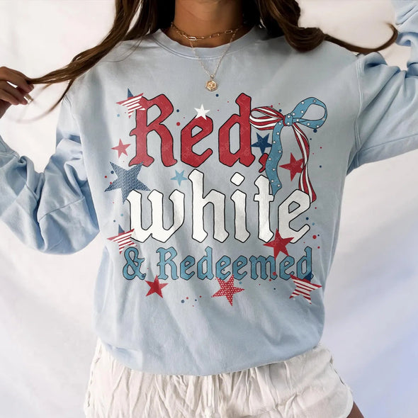 Red, White & Redeemed - DTF Transfer