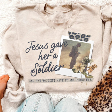 Jesus Gave Her A Soldier - DTF Transfer