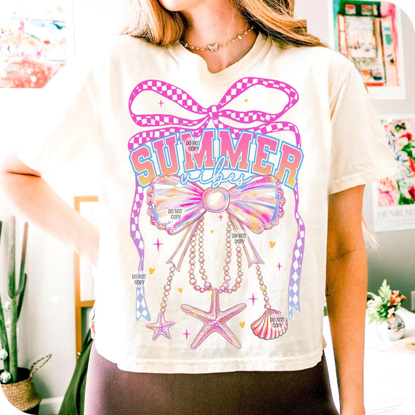 Checkered Summer Vibes  - DTF Transfer