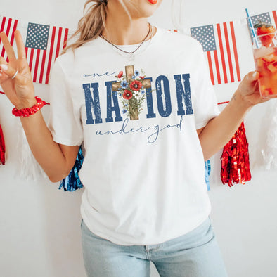 One Nation Under God  - DTF Transfer