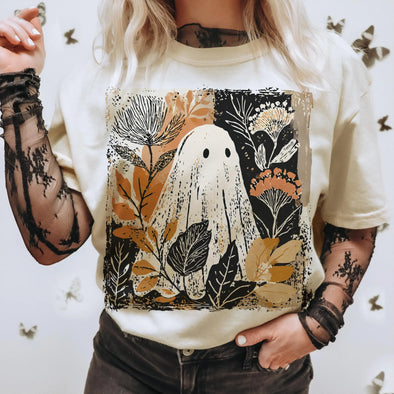 Halloween fall Ghost boho  - DTF Transfer