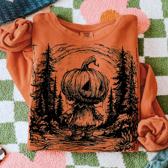 Horror Pumpkin Halloween - DTF Transfer