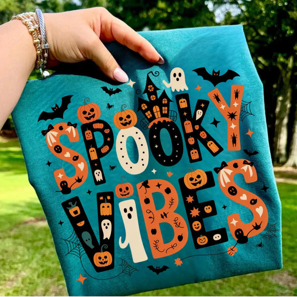 Spooky Vibes Halloween  - DTF Transfer