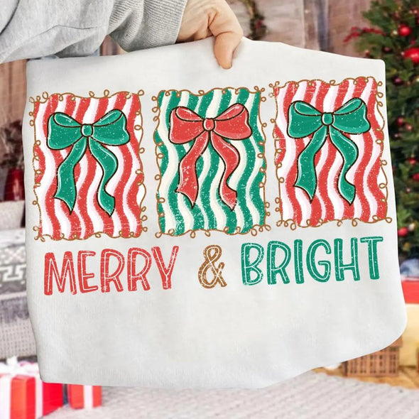 Merry & Bright - DTF Transfer
