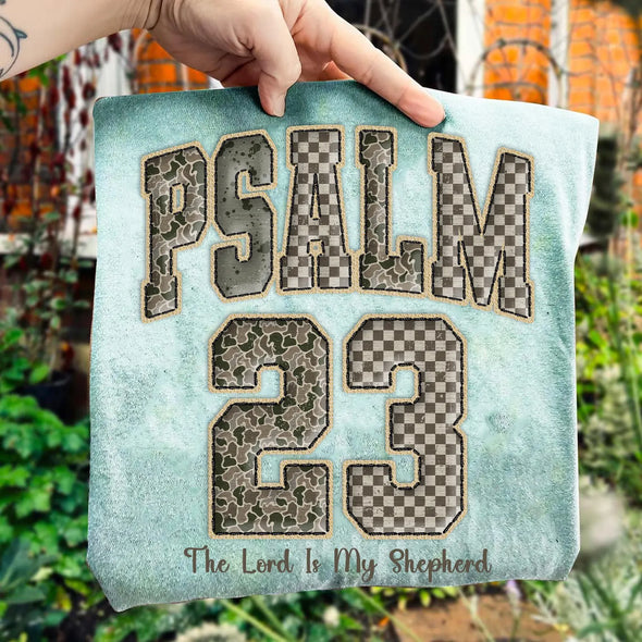 Camo Psalm 23 -  DTF