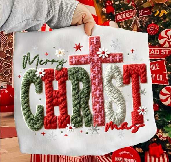 Merry CHRISTmas - DTF Transfer