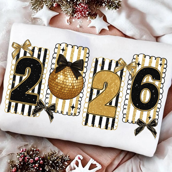 Happy New Year 2026 - DTF Transfer