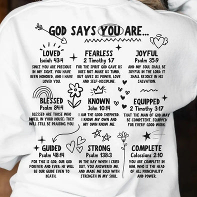 God Says You Are - DTF Transfer