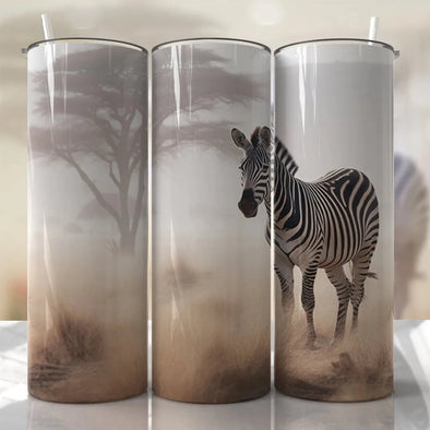 Zebra - 20 oz Skinny Tumbler Sublimation Transfers