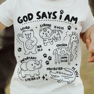 God Says I Am Safari - DTF Transfer