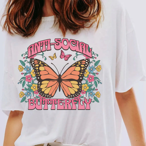 Anti-Social Butterfly - Sublimation Transfer