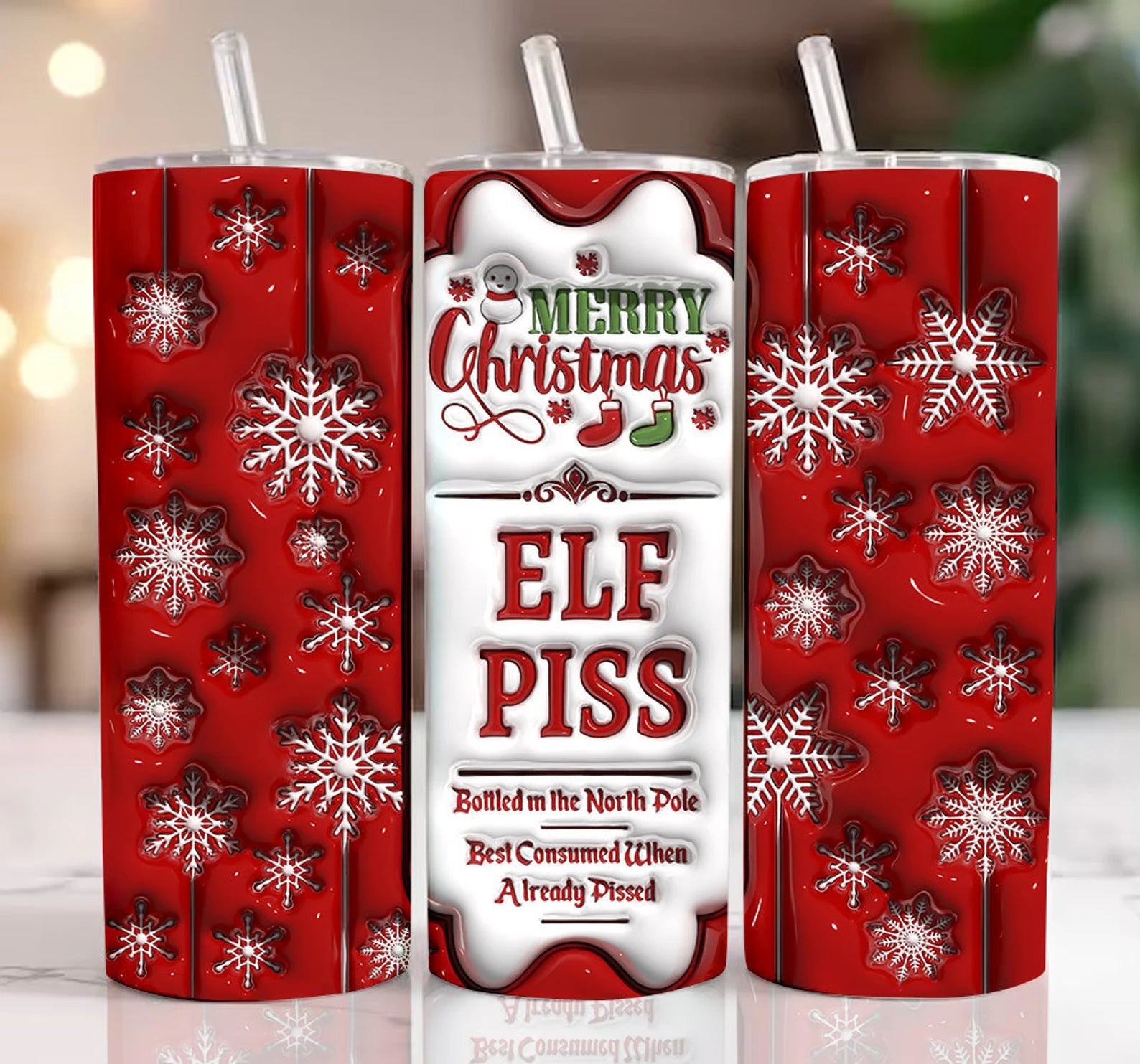 Elf Sublimation Tumbler