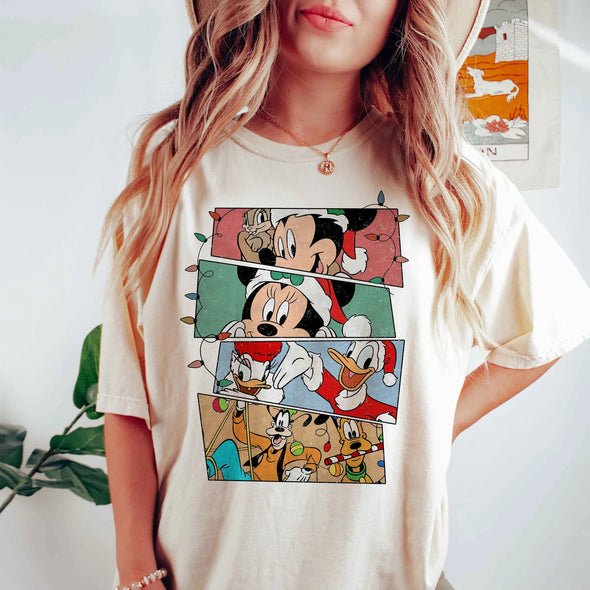 Mouse And Friends Christmas - DTF Transfer