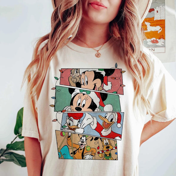 Mouse And Friends Christmas - DTF Transfer