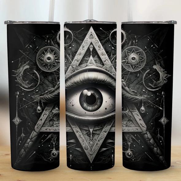 Metaphysical Cycle- 20 oz Skinny Tumbler Sublimation Transfers