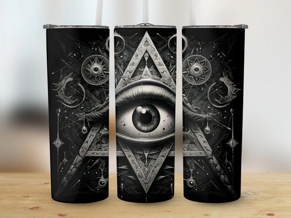 Metaphysical Cycle- 20 oz Skinny Tumbler Sublimation Transfers