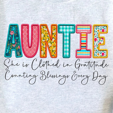 Auntie  - DTF Transfer