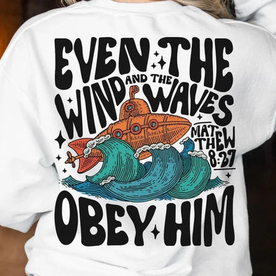 Wind and Waves Obey Him   - DTF Transfer