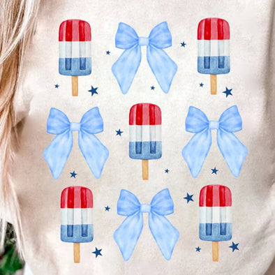 Sweet Land of Liberty Popsicle - DTF Transfer