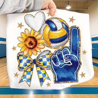 Foam Finger Volleyball - DTF Transfer