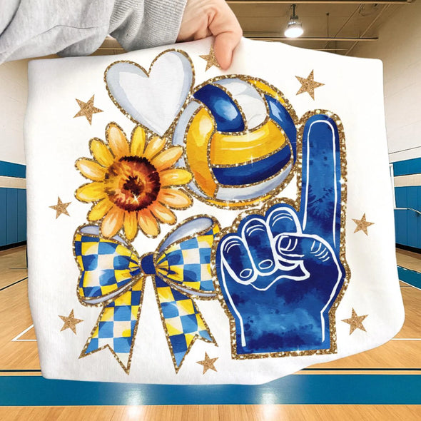 Foam Finger Volleyball - DTF Transfer