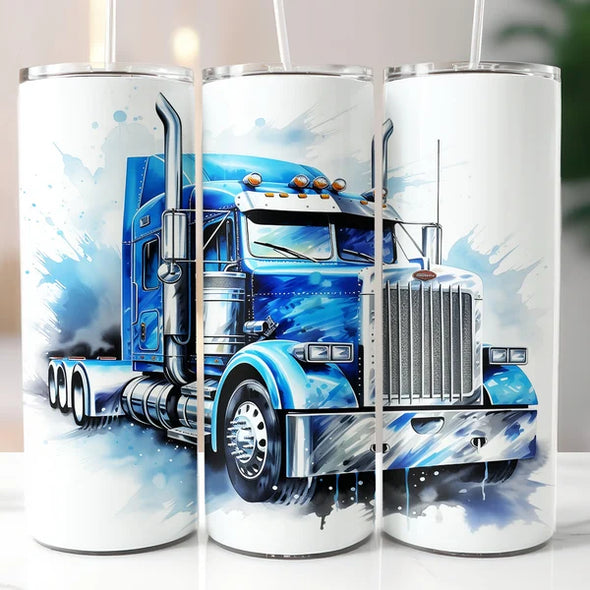 Mac Truck - 20 oz Skinny Tumbler Sublimation Transfers