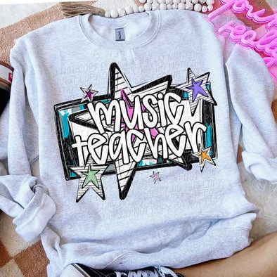 MUSIC TEACHER  - DTF Transfer