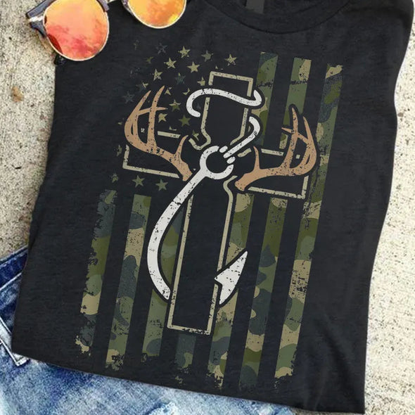 Hunting Fishing Faith  - DTF Transfer