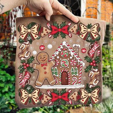 Gingerbread Wreath - DTF Transfer