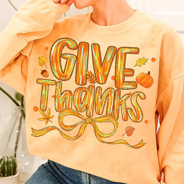 Give Thanks - DTF Transfer