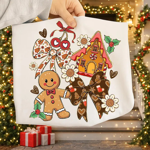 Christmas Gingerbread - DTF Transfer