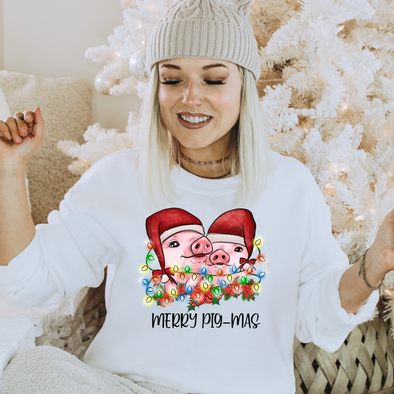 Merry Pig-mas-  DTF