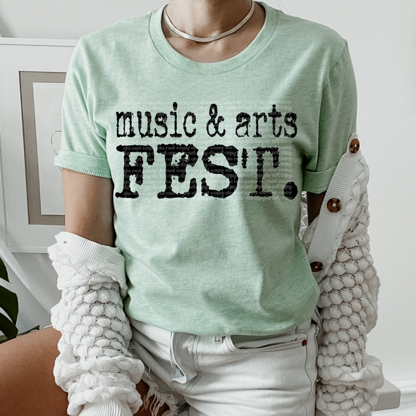 Music & Arts Fest - DTF Transfer