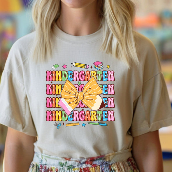 Kindergarten Rainbow Pencil - DTF