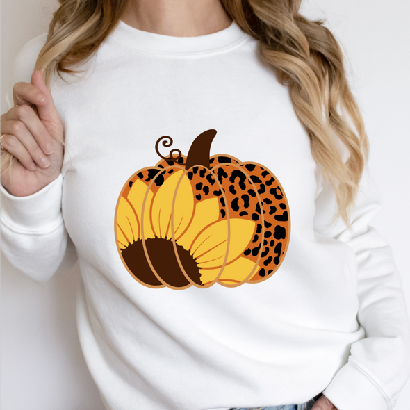 Pumpkin Sunflower Leopard - DTF