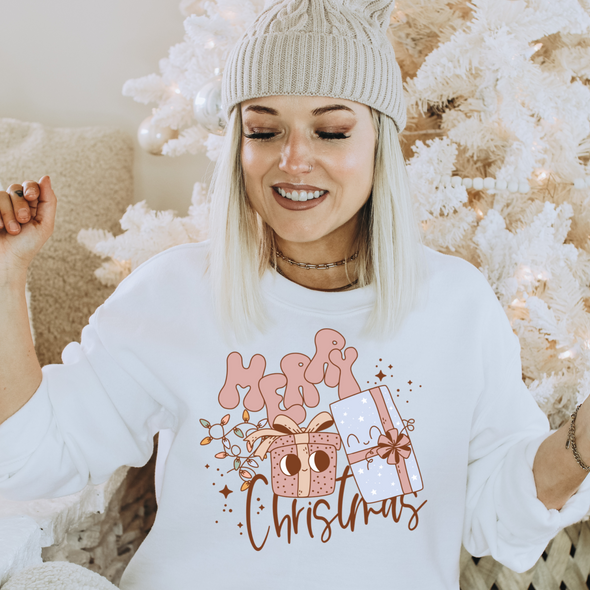 Cute Retro Merry Christmas - DTF