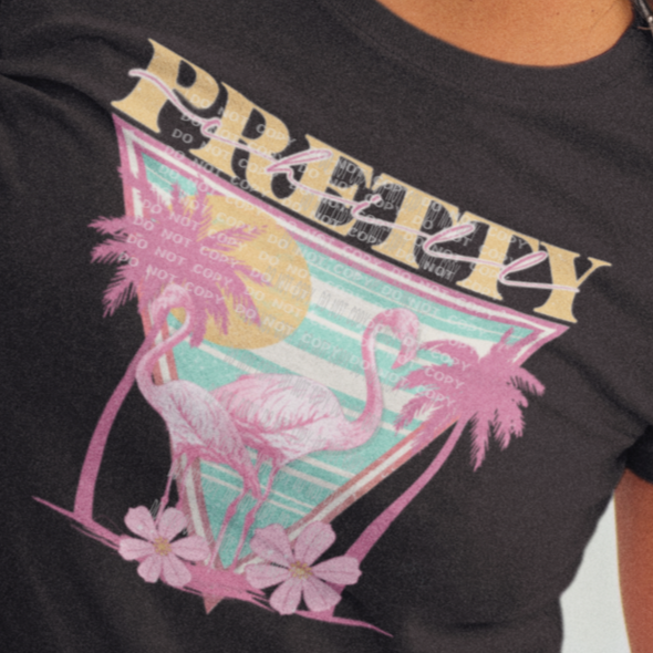 Pretty Chill Flamingo - DTF