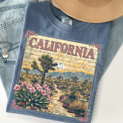 Vintage California Stamp - DTF Transfer