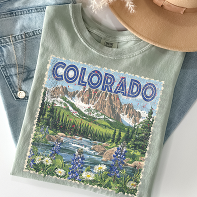 Vintage Colorado Stamp - DTF Transfer