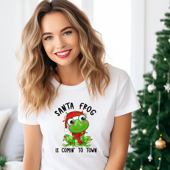Santa Frog Is Coming To Town - DTF