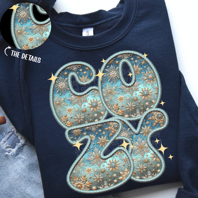 Winter Cozy Faux Embroidery - DTF