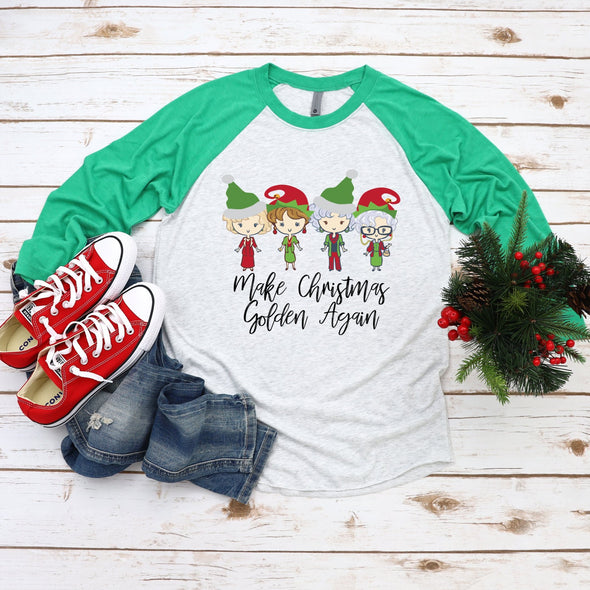 Make Christmas Golden Again -  Screen Print Transfer