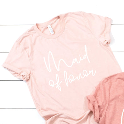 L65 Maid Of Honor  -  Screen Print Transfer