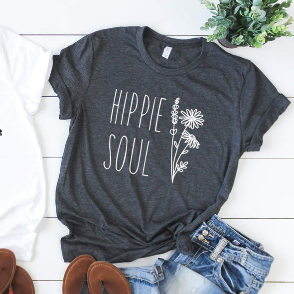 BLACK INK Hippie Soul -  Screen Print Transfer