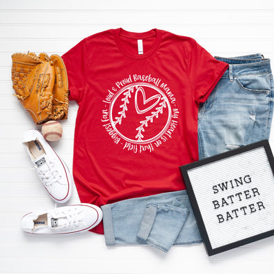 Baseball Mama -  Screen Print Transfer