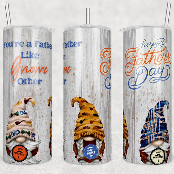 Happy Father's Day - 20 oz Skinny Tumbler Sublimation Transfers